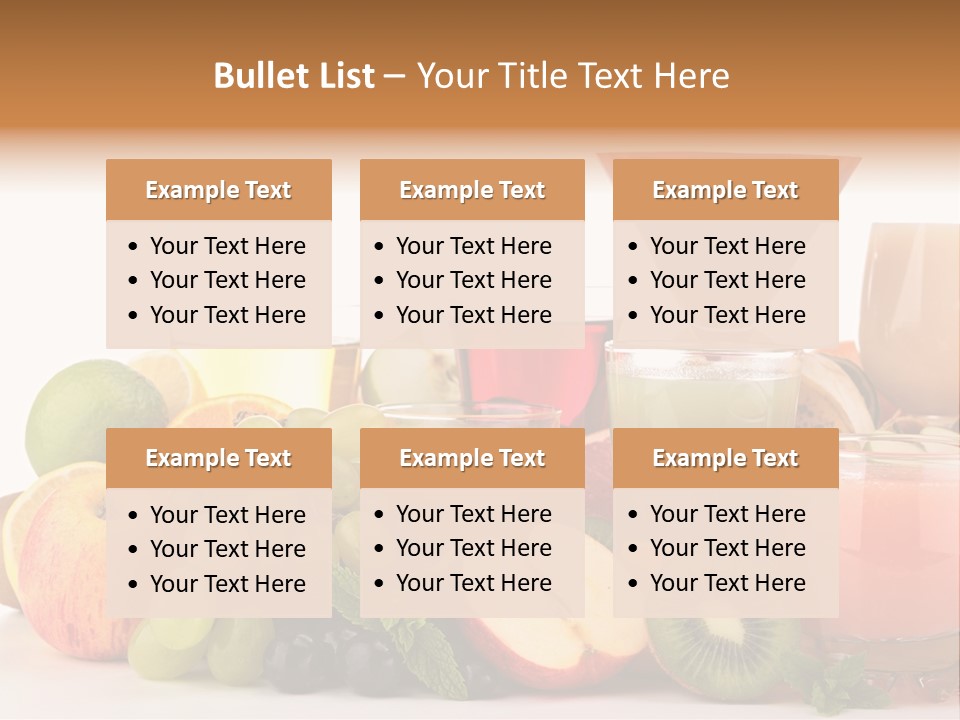 Grape Banana Detox PowerPoint Template