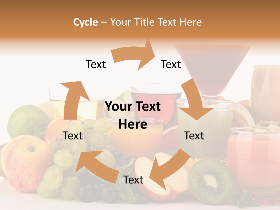 Grape Banana Detox PowerPoint Template