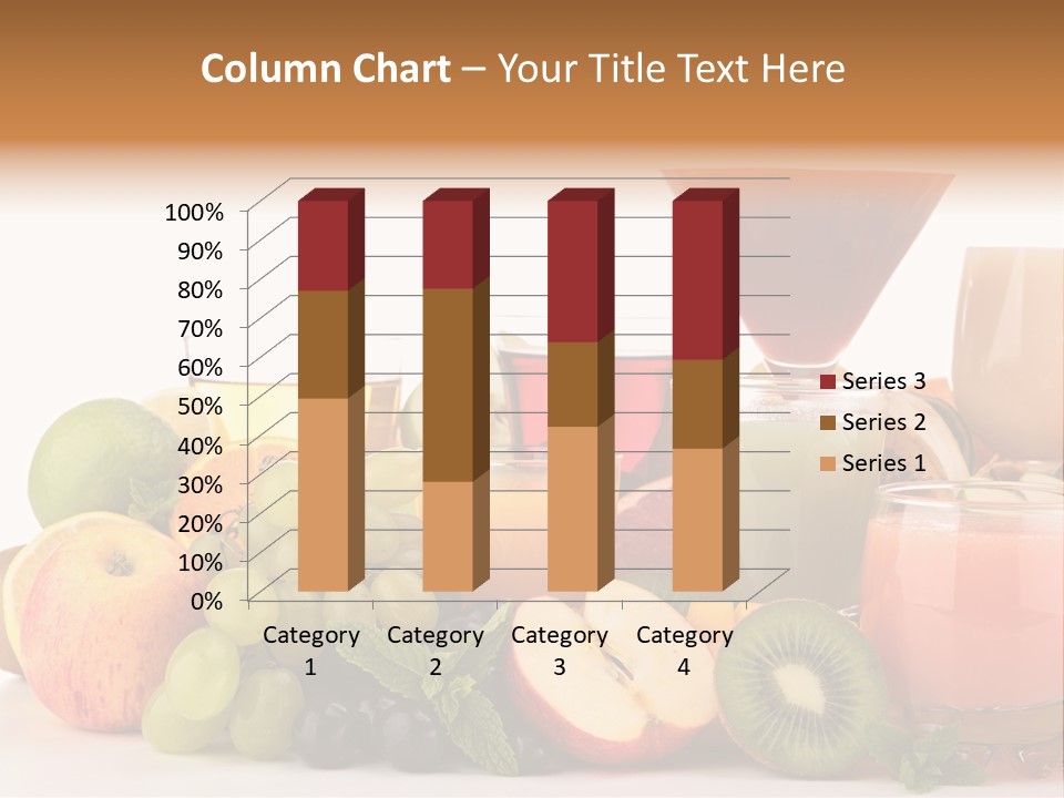 Grape Banana Detox PowerPoint Template