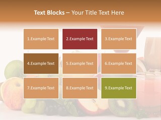 Grape Banana Detox PowerPoint Template