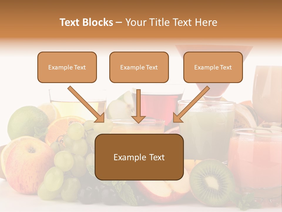 Grape Banana Detox PowerPoint Template