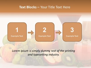 Grape Banana Detox PowerPoint Template