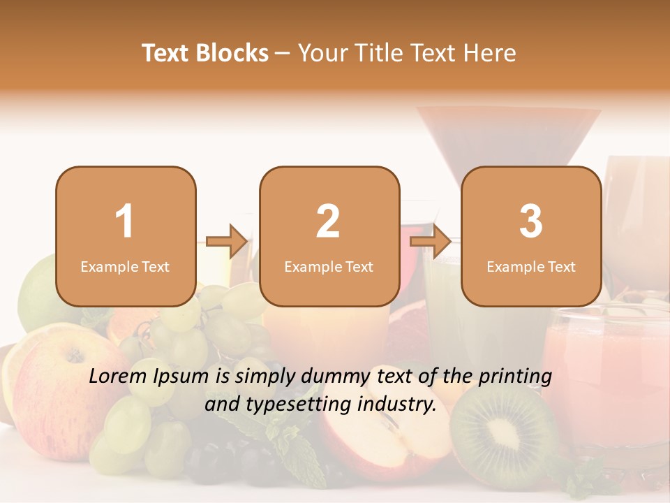 Grape Banana Detox PowerPoint Template