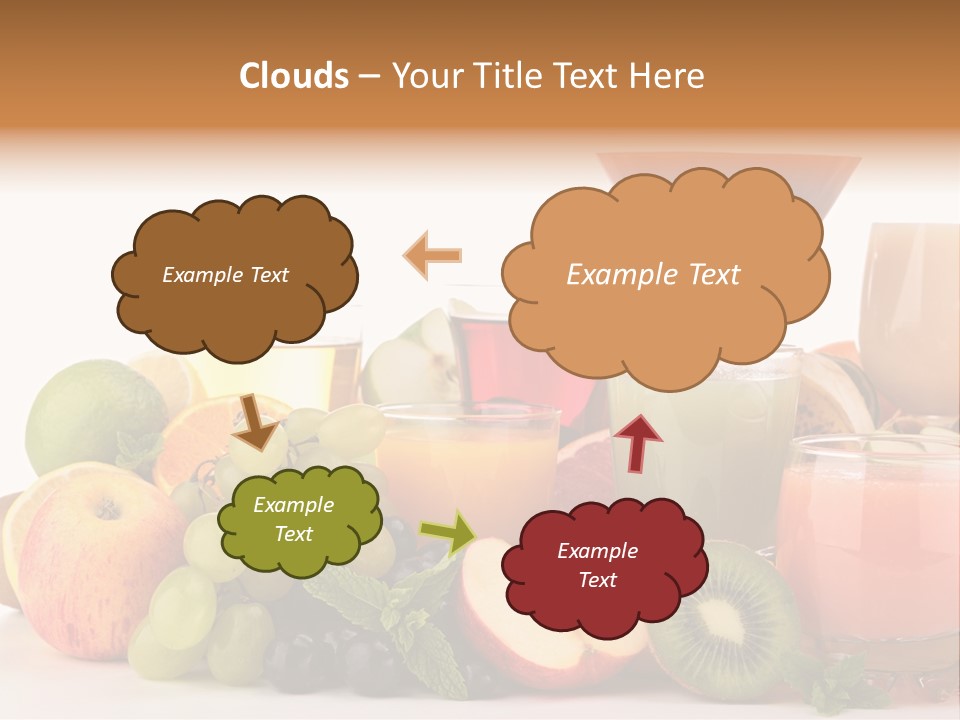 Grape Banana Detox PowerPoint Template