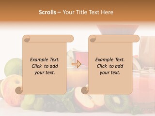 Grape Banana Detox PowerPoint Template