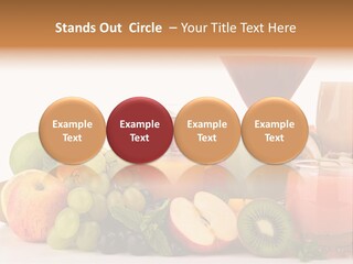 Grape Banana Detox PowerPoint Template