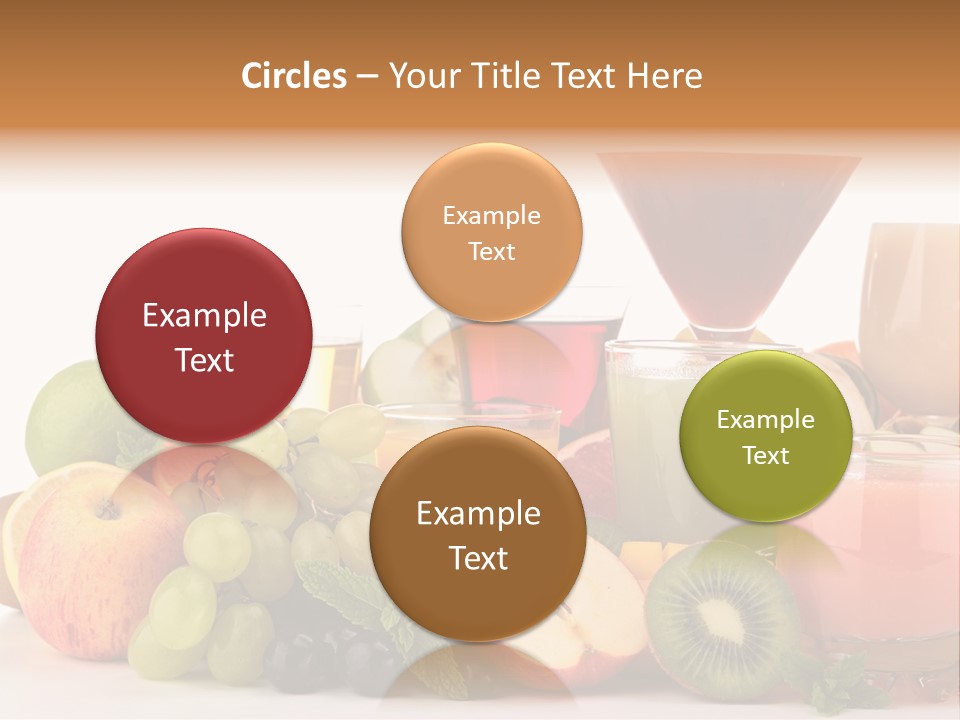 Grape Banana Detox PowerPoint Template