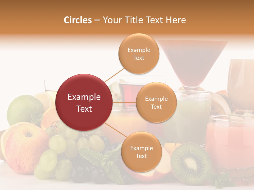 Grape Banana Detox PowerPoint Template