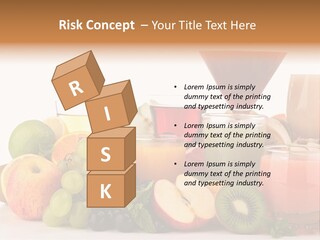 Grape Banana Detox PowerPoint Template