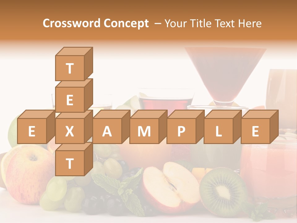 Grape Banana Detox PowerPoint Template