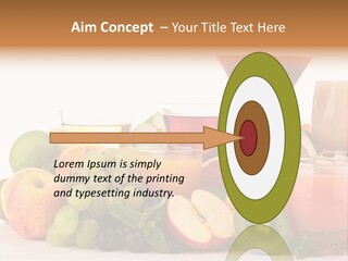 Grape Banana Detox PowerPoint Template