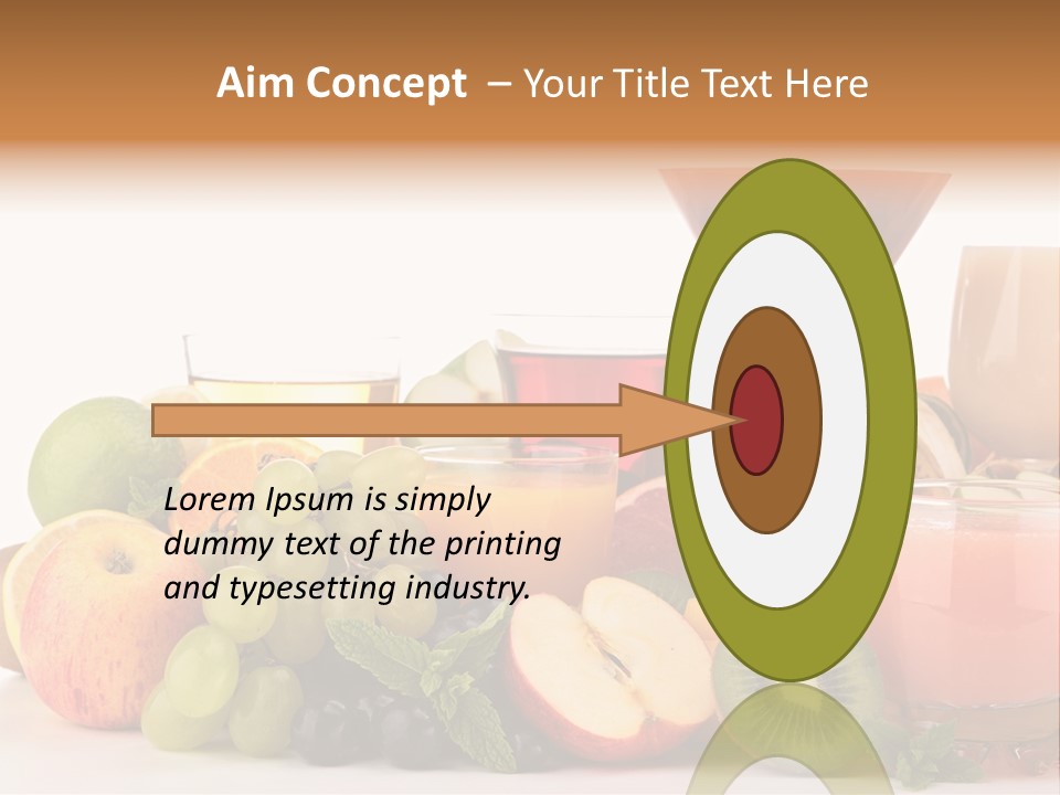 Grape Banana Detox PowerPoint Template