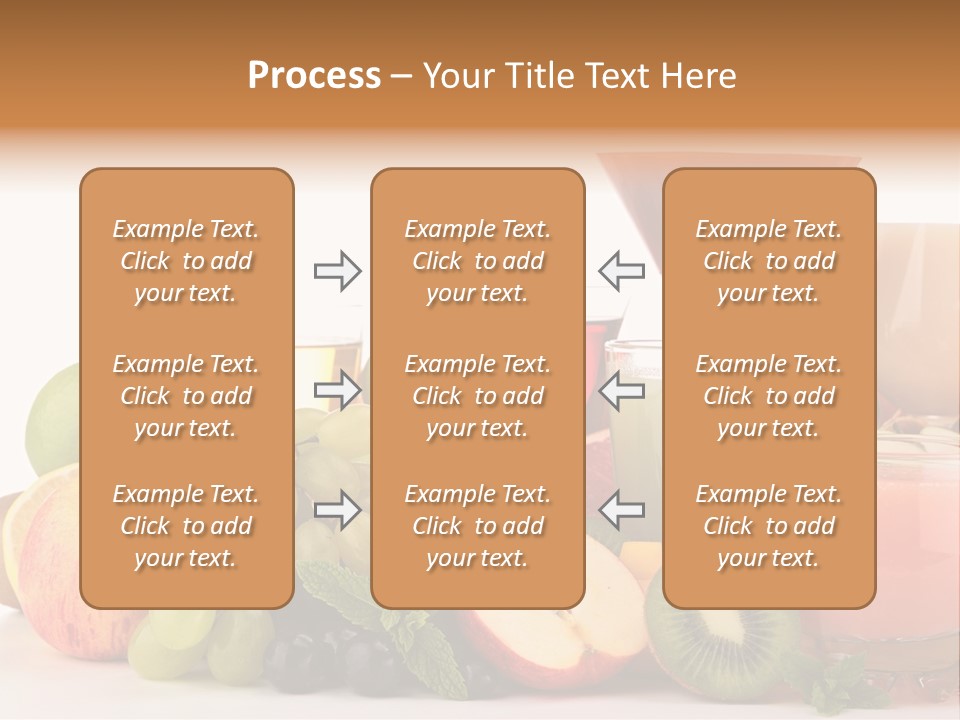 Grape Banana Detox PowerPoint Template
