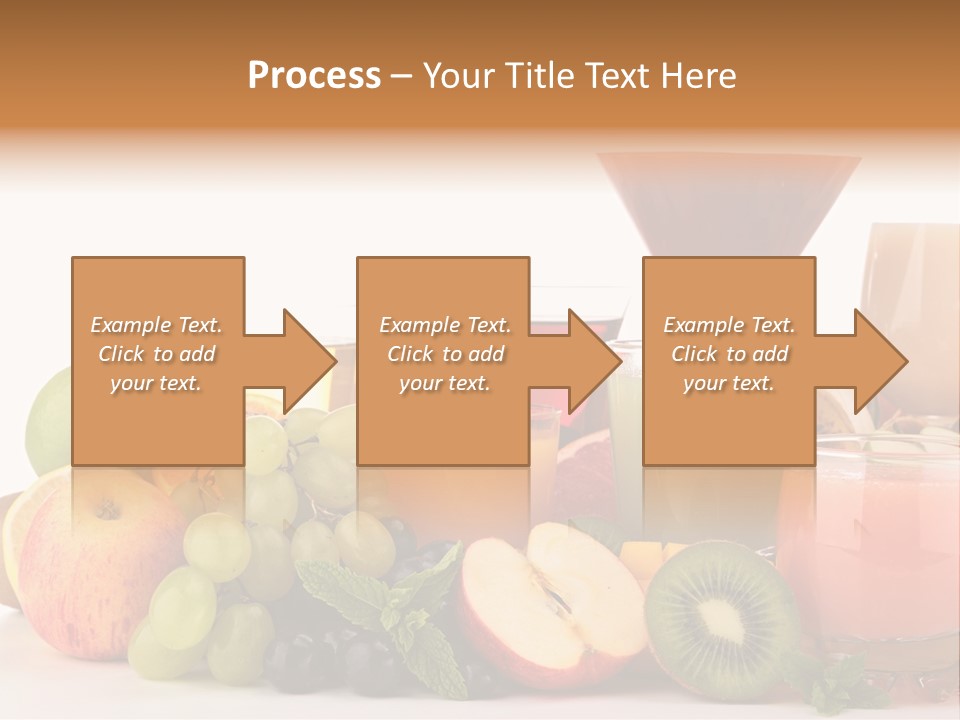 Grape Banana Detox PowerPoint Template