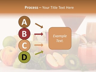 Grape Banana Detox PowerPoint Template