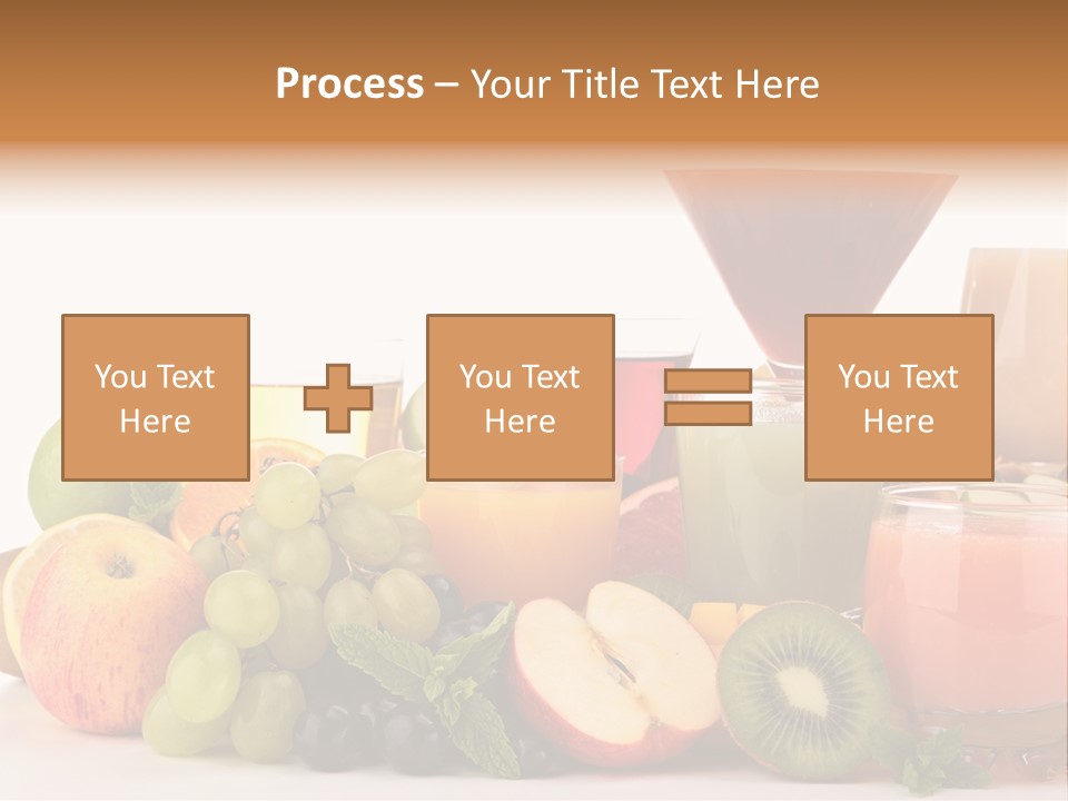 Grape Banana Detox PowerPoint Template
