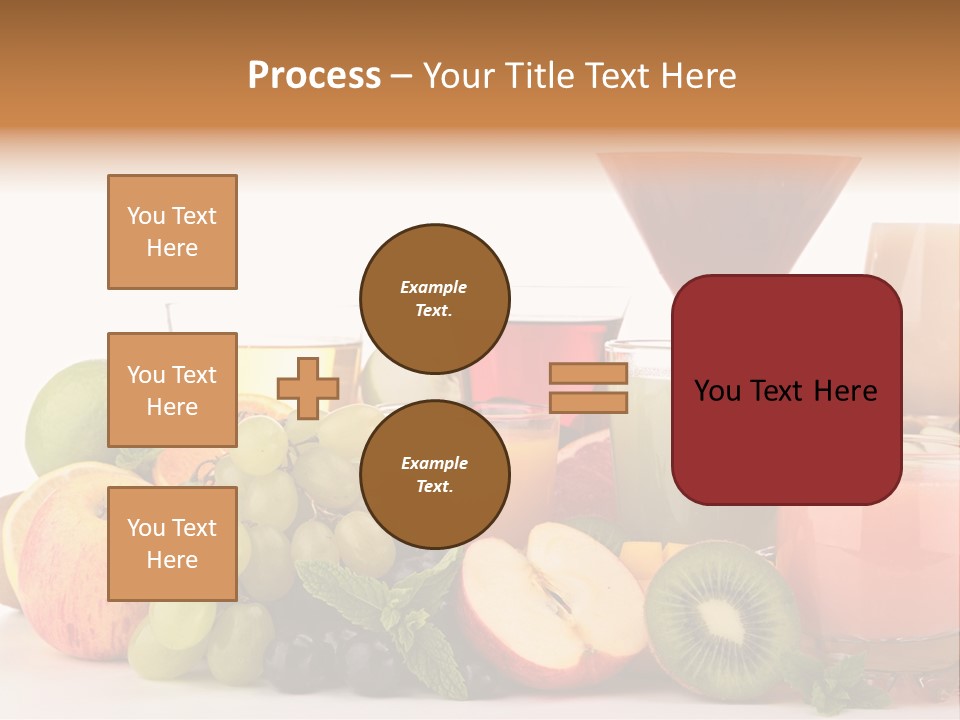 Grape Banana Detox PowerPoint Template