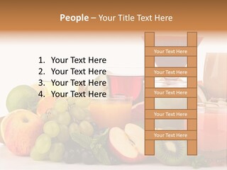 Grape Banana Detox PowerPoint Template