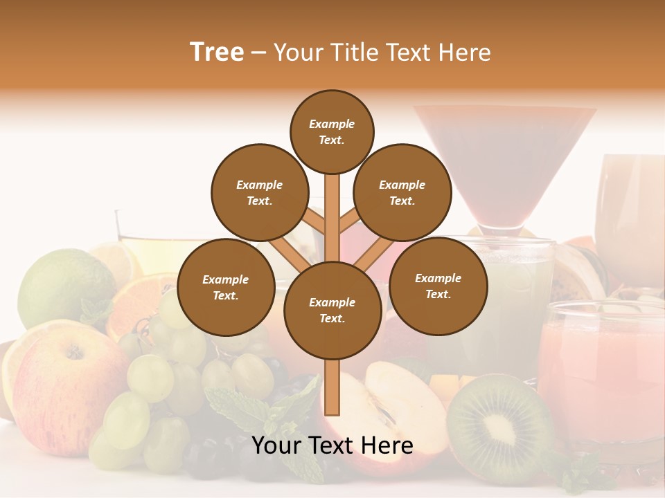 Grape Banana Detox PowerPoint Template