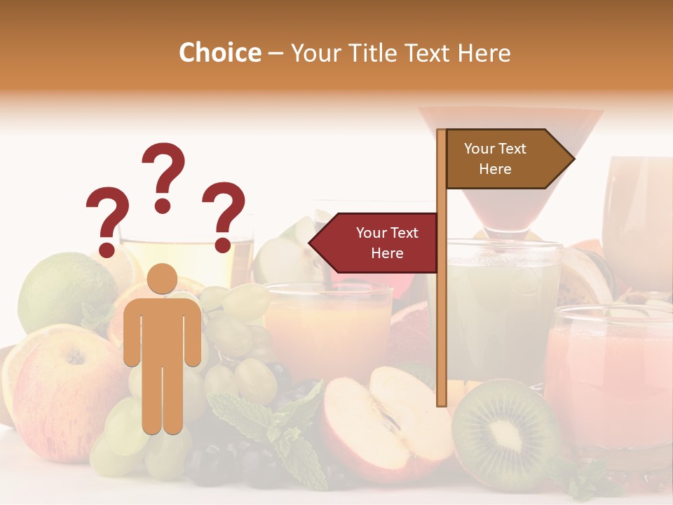 Grape Banana Detox PowerPoint Template