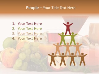 Grape Banana Detox PowerPoint Template