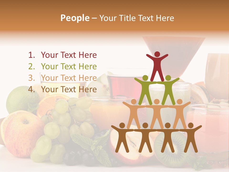 Grape Banana Detox PowerPoint Template