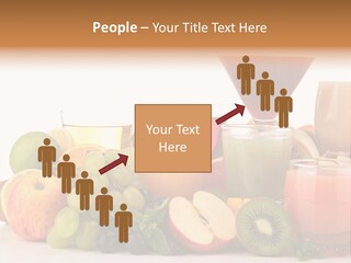 Grape Banana Detox PowerPoint Template