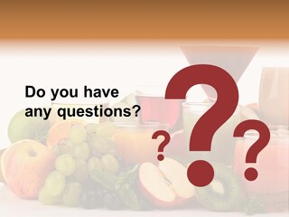 Grape Banana Detox PowerPoint Template