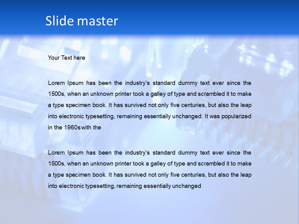 Hitech Connections Network PowerPoint Template