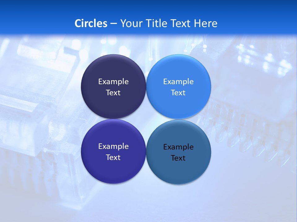 Hitech Connections Network PowerPoint Template