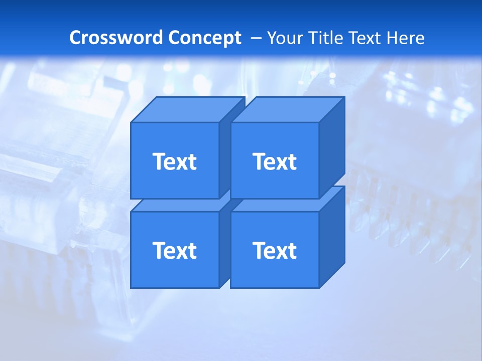 Hitech Connections Network PowerPoint Template