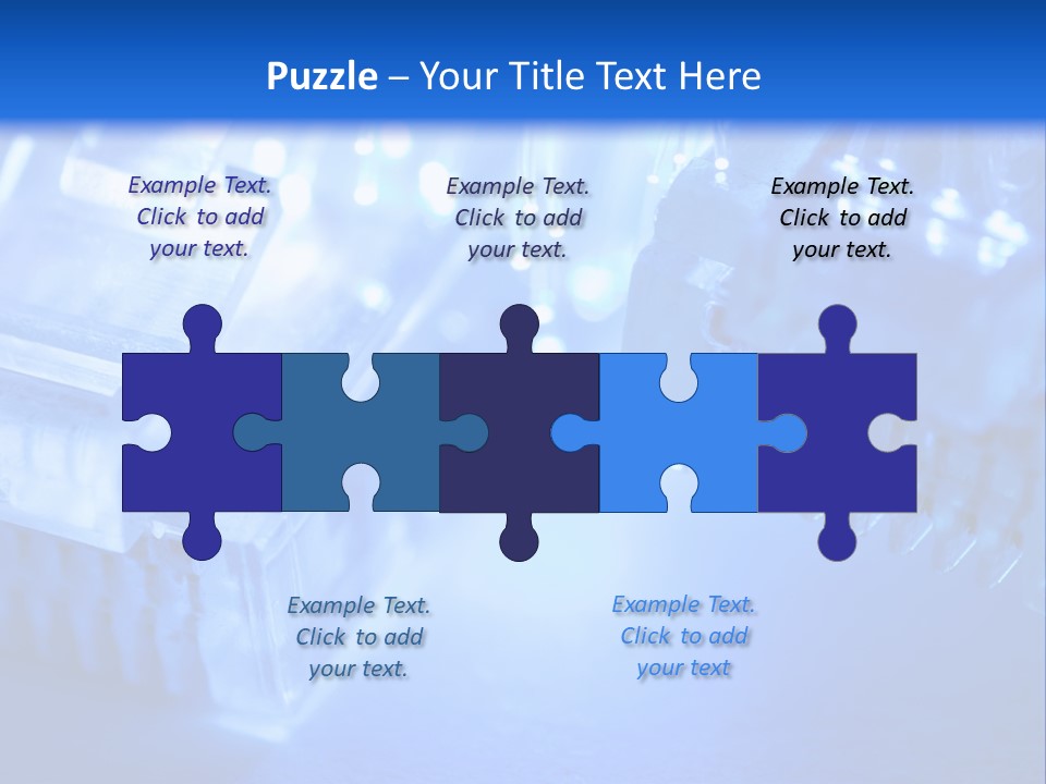 Hitech Connections Network PowerPoint Template