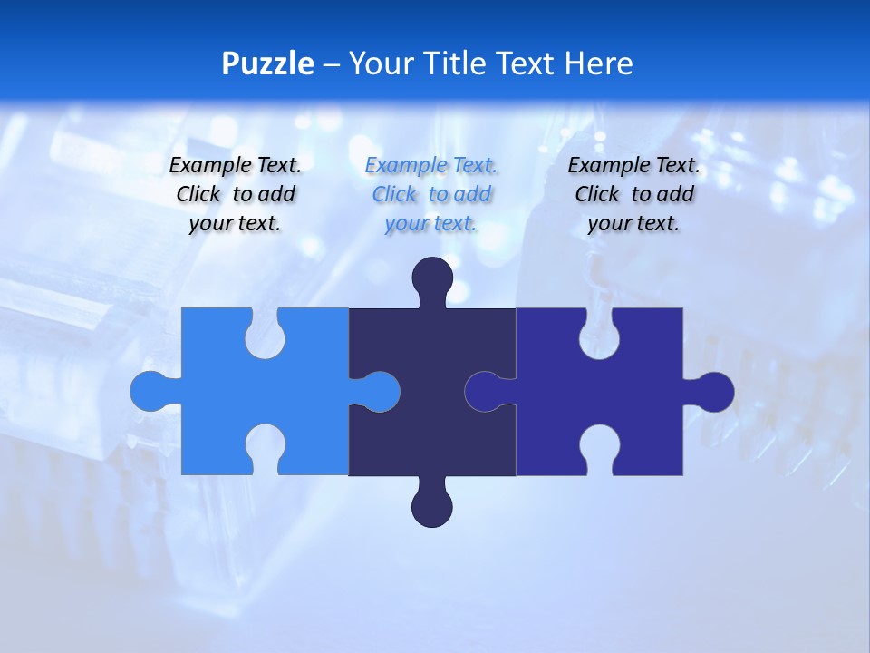Hitech Connections Network PowerPoint Template