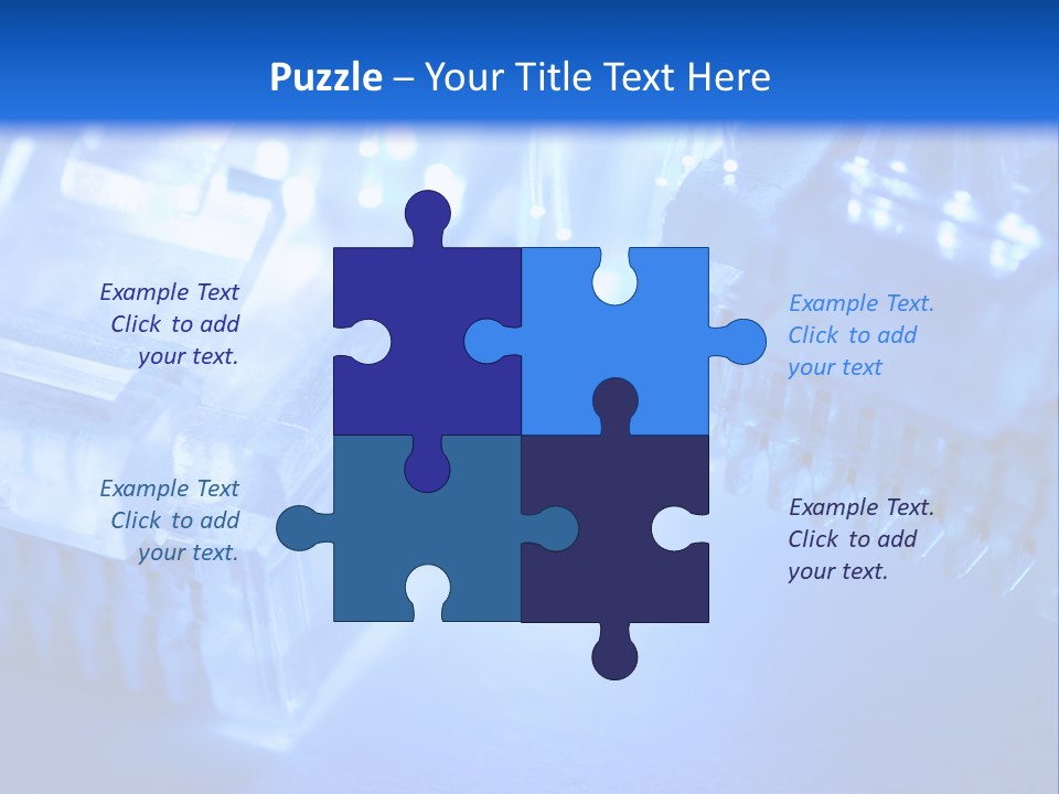 Hitech Connections Network PowerPoint Template