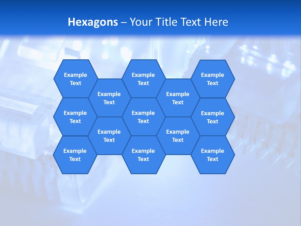 Hitech Connections Network PowerPoint Template