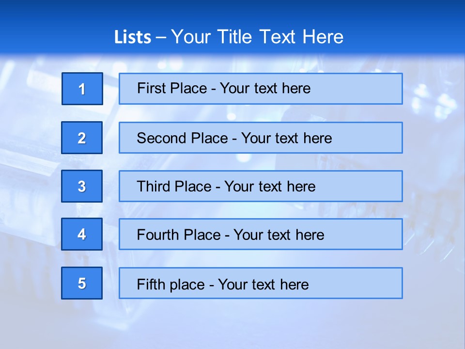 Hitech Connections Network PowerPoint Template