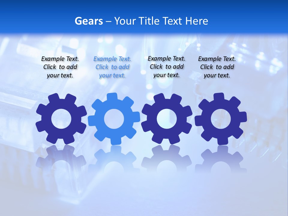 Hitech Connections Network PowerPoint Template