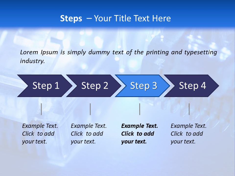 Hitech Connections Network PowerPoint Template