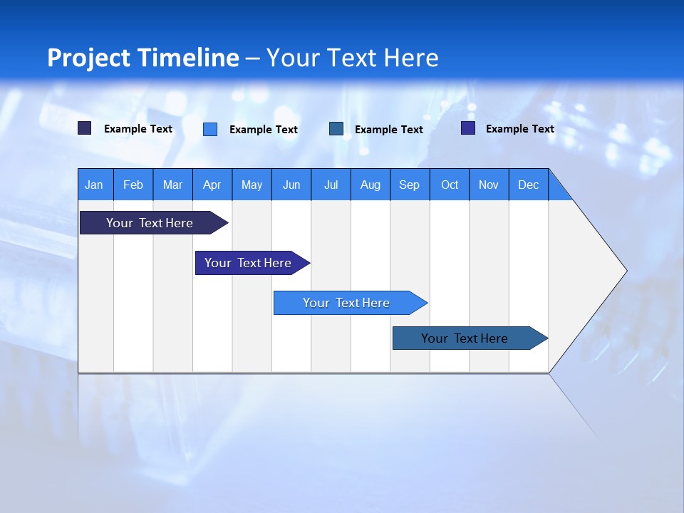 Hitech Connections Network PowerPoint Template