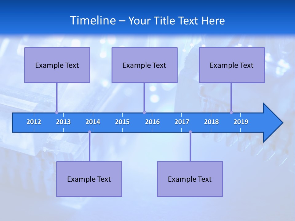 Hitech Connections Network PowerPoint Template