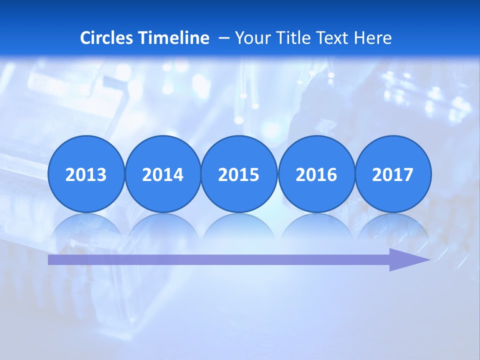 Hitech Connections Network PowerPoint Template