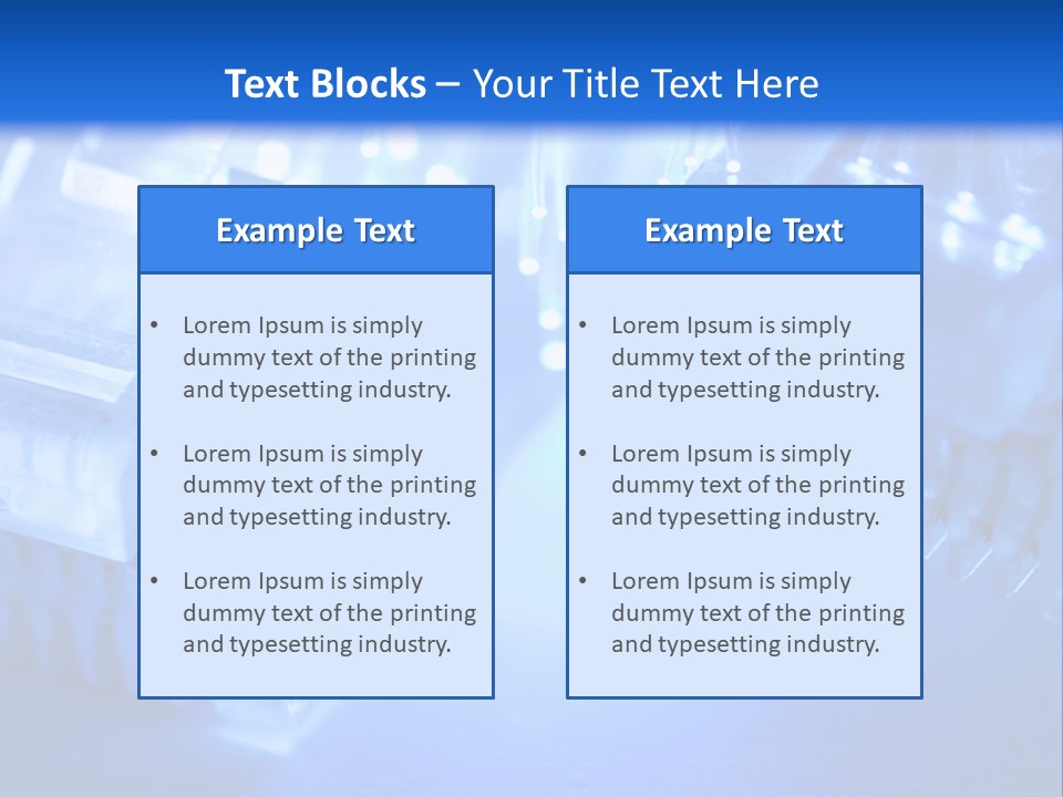 Hitech Connections Network PowerPoint Template