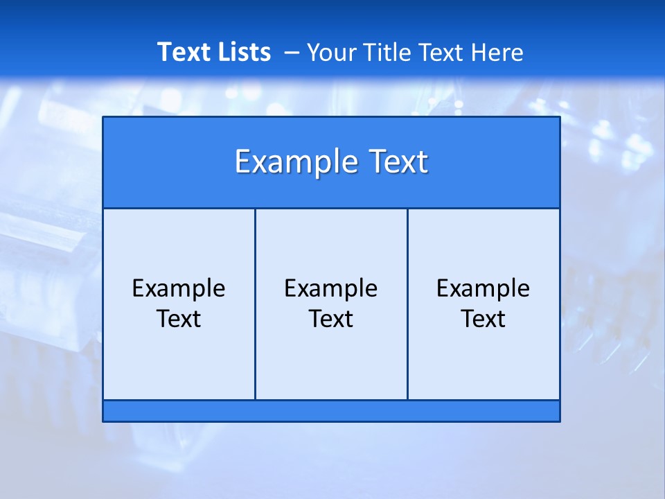 Hitech Connections Network PowerPoint Template