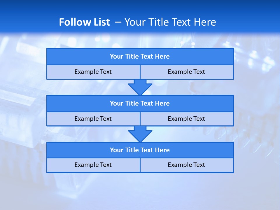 Hitech Connections Network PowerPoint Template