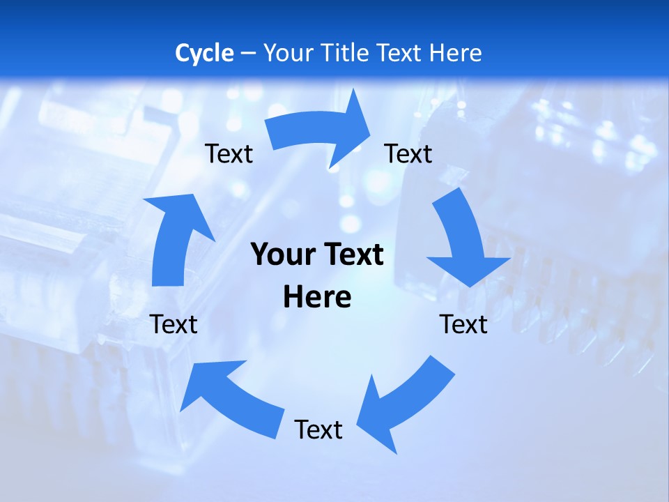 Hitech Connections Network PowerPoint Template