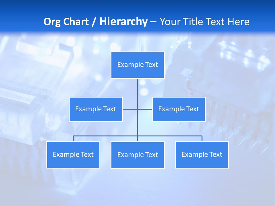 Hitech Connections Network PowerPoint Template