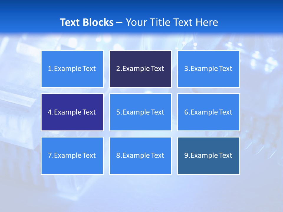 Hitech Connections Network PowerPoint Template