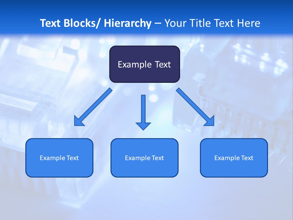Hitech Connections Network PowerPoint Template