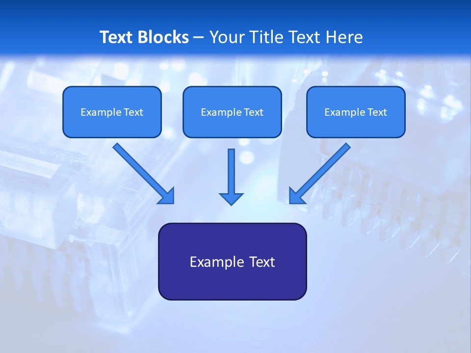 Hitech Connections Network PowerPoint Template