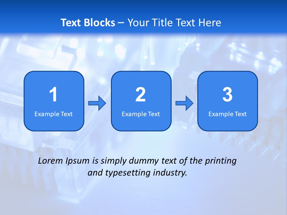 Hitech Connections Network PowerPoint Template